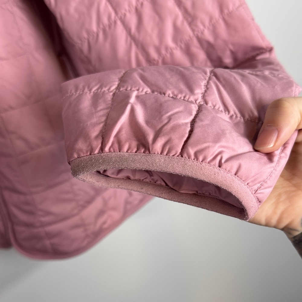 The North Face Mauve Quilted Sherpa Collar Jacket Women’s Size Large - Picture 3 of 6